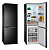 AMICA komb. hladilnik FK2695.4FTHAA [E, NoFrost, 236l, temni INOX]