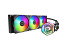 Komplet za tekočinsko hlajenje AIO Liquid Cooler Cooler Master MasterLiquid 360 Atmos, 360mm, ARGB, črn