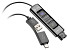 Poly DA85-M USB na QD Adapter - združljiv s katerimi koli slušalkami Poly s Quick Disconnect