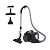 Sesalnik HOOVER HP210P 011, ciklon, 800 W + PET krtača