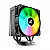 SHARKOON CPU A50 RGB BLACK AIR COOLER 120mm PWM 230W procesorski hladilnik