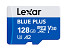 Spominska kartica Lexar BLUE PLUS, Micro SDXC, 128GB, 170MB/s, U3, V30, A2, UHS-I, z adapterjem