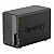 Synology DS225+, Tower, 2-bays 3.5'' SATA HDD/SSD, CPU Inte Celeron J4125 4-core (4-thread) 2.0 GHz, burst up to 2.7 GHz, 2 GB DDR4 non-ECC (expandable up to 6 GB), 1xRJ-45 1GbE LAN, 1xRJ-45 2.5 GbE LAN, 2xUSB 3.2 Gen 1, 1.3 kg, 3yr warranty