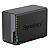 Synology DS725+, Tower, 2-Bays 3.5'' SATA HDD/SSD, 2 x M.2 2280 NVMe SSD, CPU AMD Ryzen R1600 dual-core (4-thread), max. boost up to 3.1 GHz, 4 GB DDR4 ECC SODIMM, 1 x 2.5 GbE, 1 x 1GbE, 1 x USB 3.2, 1 x eSATA USB-C, 1.51 kg, 3y