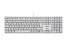 Tipkovnica Cherry KC 6000C Slim for Mac, srebrna, USB-C, UK-SLO g.