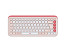 Tipkovnica Logitech Pop Icon Keys, Bluetooth, roza, SLO g.